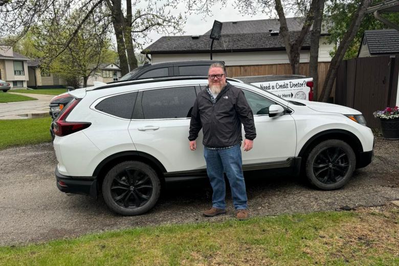Colin with his Honda CR-V